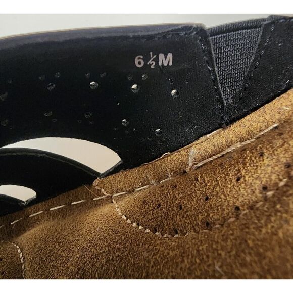 Easy Street Riley Ladies Slip On Sandals Riley Blue Rhinestones Size 6.5M - Picture 6 of 10